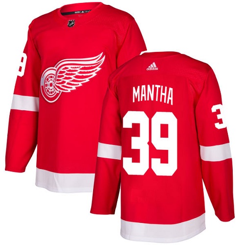 Adidas Detroit Red Wings #39 Anthony Mantha Red Home Authentic Stitched Youth NHL Jersey->youth nhl jersey->Youth Jersey